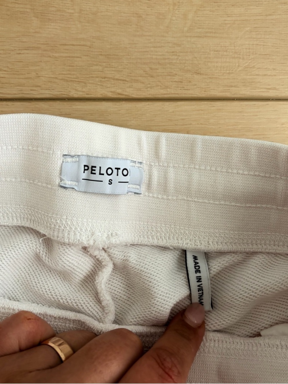 Peloton Womens White Pink Purple Ombre Jogger Pants Size Small Cotton Active Wea - Picture 4 of 6